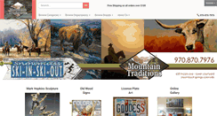 Desktop Screenshot of mountaintraditions.com